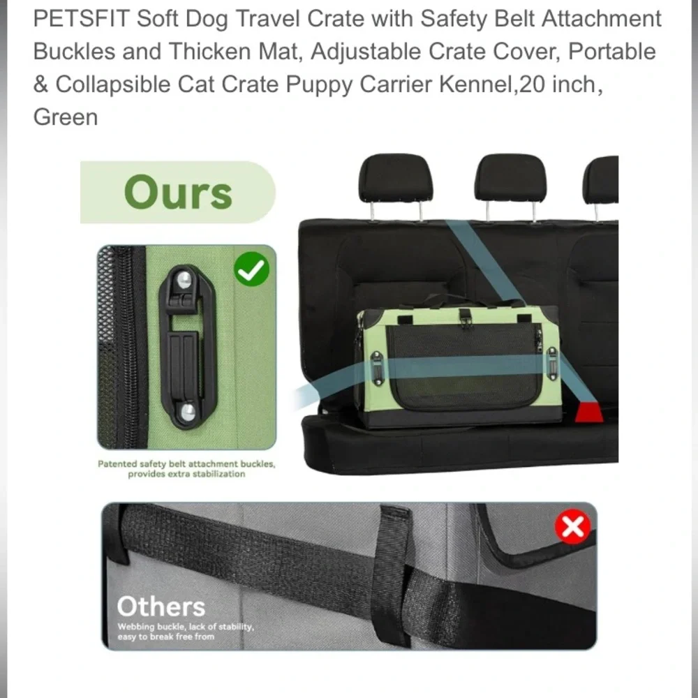 Nwot Petsfit Portable Soft Dog Crate